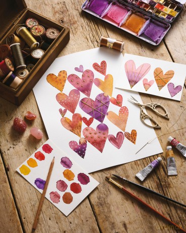 Creative Abstract Mixed Media: The beginner's guide to expressive painting with watercolor and more! - Kate Rebecca Leach [KSIĄŻKA]