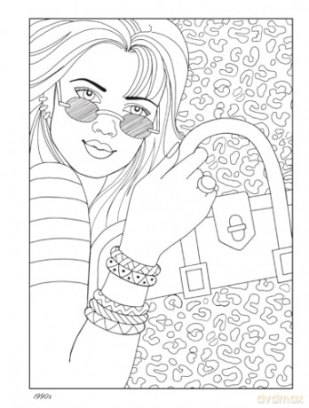 Creative Haven A Century of Fashion Coloring Book - Eileen Miller [KSIĄŻKA]