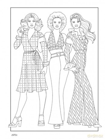 Creative Haven A Century of Fashion Coloring Book - Eileen Miller [KSIĄŻKA]