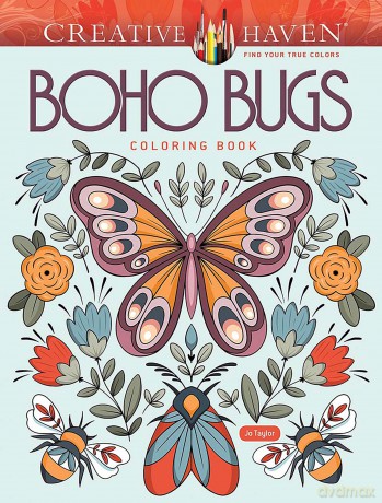 Creative Haven Boho Bugs Coloring Book - Jo Taylor [KSIĄŻKA]