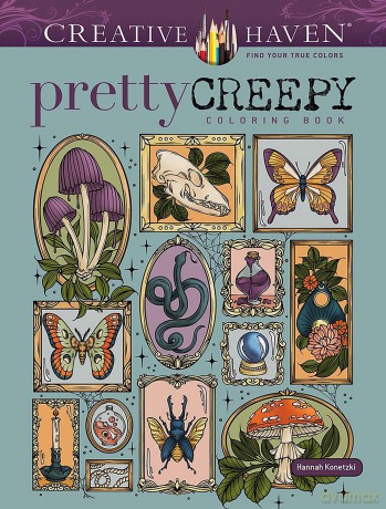 Creative Haven Pretty Creepy Coloring Book - Hannah Konetzki [KSIĄŻKA]