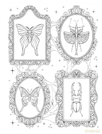 Creative Haven Pretty Creepy Coloring Book - Hannah Konetzki [KSIĄŻKA]