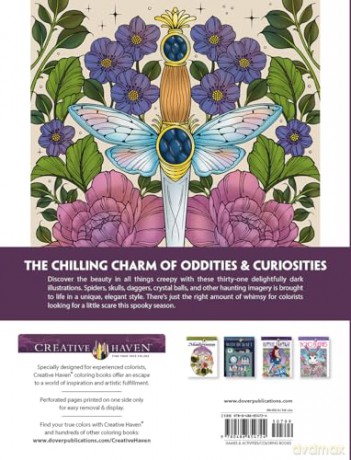 Creative Haven Pretty Creepy Coloring Book - Hannah Konetzki [KSIĄŻKA]