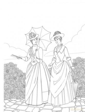 Creative Haven The Gilded Age Coloring Book - Ellen Cranch [KSIĄŻKA]