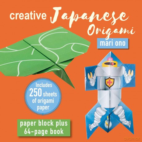 Creative Japanese Origami: Paper block plus 64-page book - Mari Ono [KSIĄŻKA]