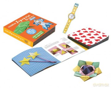 Creative Japanese Origami: Paper block plus 64-page book - Mari Ono [KSIĄŻKA]