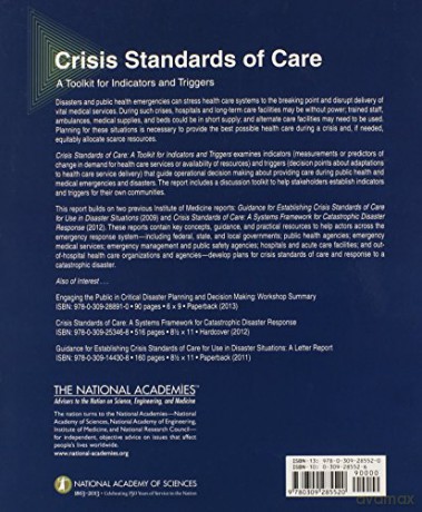 Crisis Standards of Care: A Toolkit for Indicators and Triggers - Committee on Crisis Standards of Care: A Toolkit for indicators and Triggers [KSIĄŻKA]