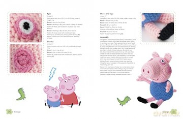 Crochet Peppa Pig: Over 20 adorable amigurumi toy patterns for hours of fun! - Irene Strange [KSIĄŻKA]