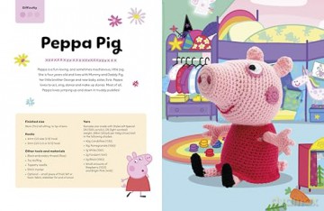 Crochet Peppa Pig: Over 20 adorable amigurumi toy patterns for hours of fun! - Irene Strange [KSIĄŻKA]