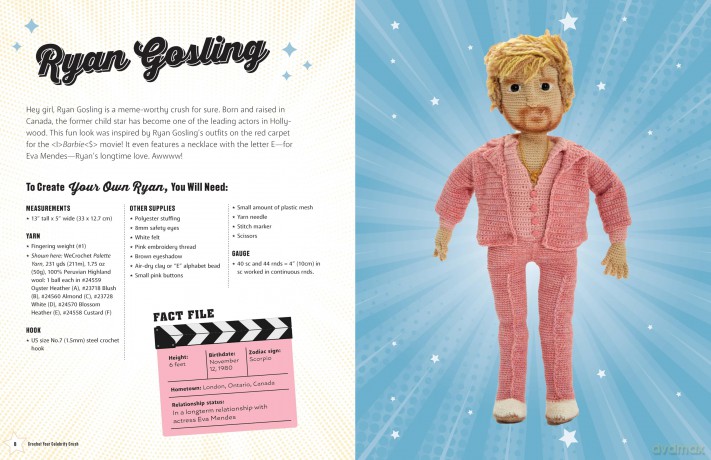 Crochet Your Celebrity Crush: Stitch Your Very Own Amigurumi Heartthrobs, Hunks, and Hotties - Lee Sartori [KSIĄŻKA]
