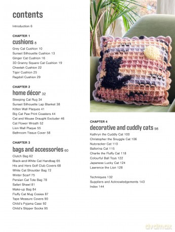 Crocheted Cats: 35 projects to make: Fabulous feline patterns for cushions, accessories, home décor and more - Barbara Donovan [KSIĄŻKA]
