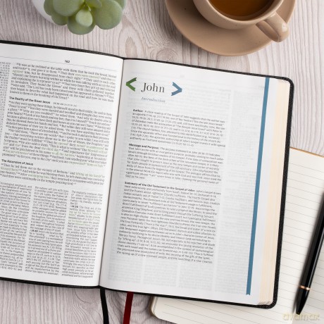 CSB Connecting Scripture New Testament, Black Genuine Leather: A Study Bible of Biblical Allusions and Quotations - Gregory K. Beale [KSIĄŻKA]