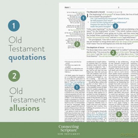 CSB Connecting Scripture New Testament, Slate LeatherTouch: A Study Bible of Biblical Allusions and Quotations - Gregory K. Beale [KSIĄŻKA]