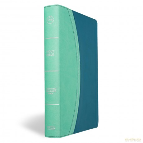 CSB Rainbow Study Bible, Teal LeatherTouch - CSB Bibles by Holman [KSIĄŻKA]