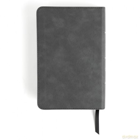 CSB Single-Column Compact Bible, Digital Study Edition, Charcoal LeatherTouch - CSB Bibles by Holman [KSIĄŻKA]