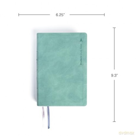 CSB Student Study Bible, Earthen Teal SuedeSoft LeatherTouch - CSB Bibles by Holman [KSIĄŻKA]