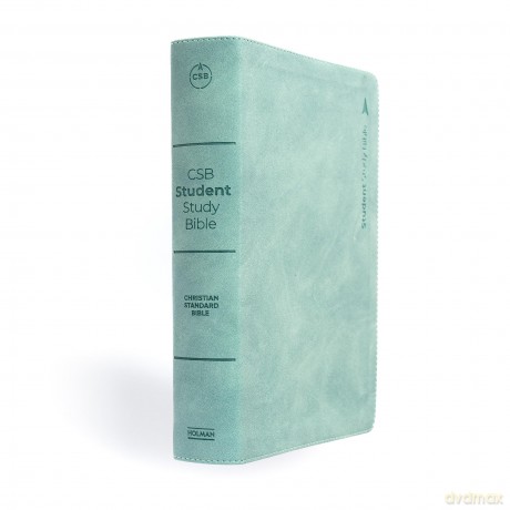 CSB Student Study Bible, Earthen Teal SuedeSoft LeatherTouch, Indexed - CSB Bibles by Holman [KSIĄŻKA]