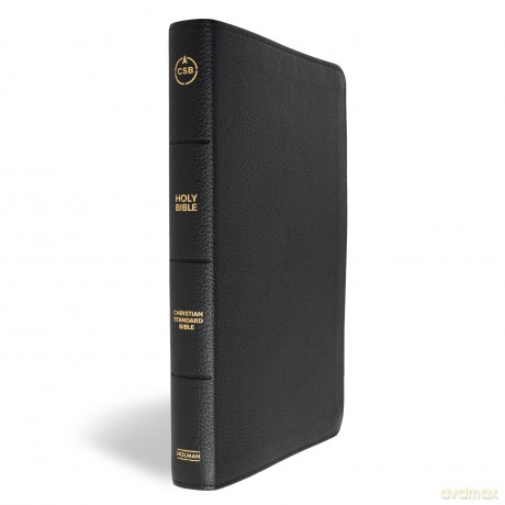 CSB Thinline Bible, Anglicised Edition, Black Leather [KSIĄŻKA]