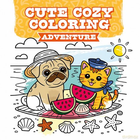 Cute Cozy Coloring: Adventure - Cute Cozy Colouring Editor [KSIĄŻKA]