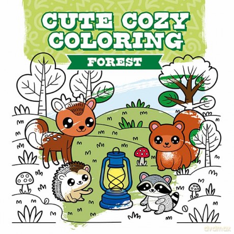 Cute Cozy Coloring: Forest - Cute Cozy Colouring Editor [KSIĄŻKA]