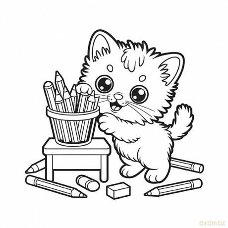 Cute Cozy Coloring: Kittens - Cute Cozy Colouring Editor [KSIĄŻKA]