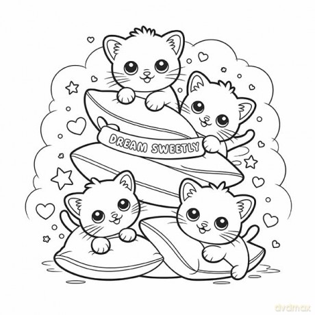 Cute Cozy Coloring: Kittens - Cute Cozy Colouring Editor [KSIĄŻKA]