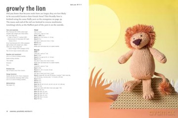 Cute Knitted Animals: 35 projects to make: Adorable patterns for birds, jungle animals, ocean creatures, and more - Sue Stratford [KSIĄŻKA]