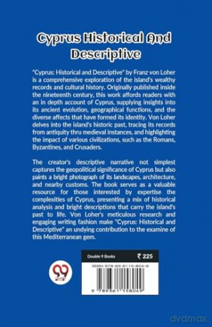 Cyprus Historical And Descriptive - Franz Von Loher [KSIĄŻKA]