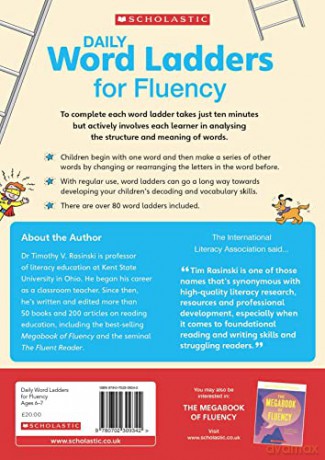 Daily Word Ladders for Fluency for Ages 6 to 7 - Timothy V. Rasinski [KSIĄŻKA]