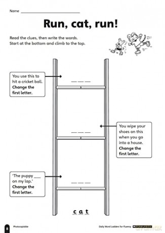 Daily Word Ladders for Fluency for Ages 6 to 7 - Timothy V. Rasinski [KSIĄŻKA]