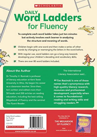 Daily Word Ladders for Fluency for Ages 8 to 9 - Timothy V. Rasinski [KSIĄŻKA]