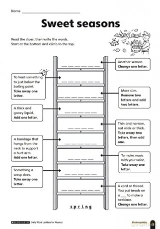 Daily Word Ladders for Fluency for Ages 8 to 9 - Timothy V. Rasinski [KSIĄŻKA]