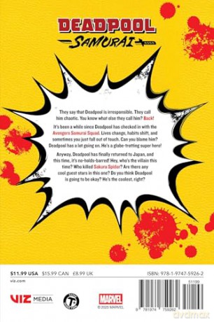Deadpool: Samurai, Vol. 3: Volume 3 - Sanshiro Kasama [KOMIKS]