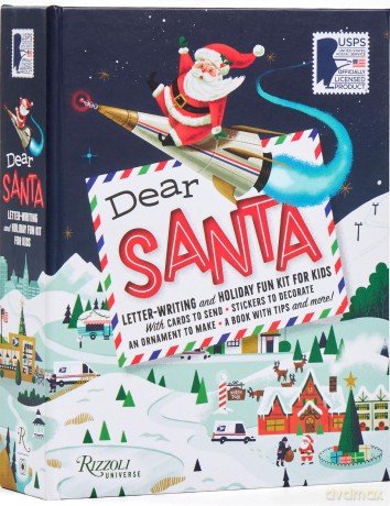 Dear Santa: Letter-Writing and Holiday Fun Kit for Kids - Brad Woodard [KSIĄŻKA]