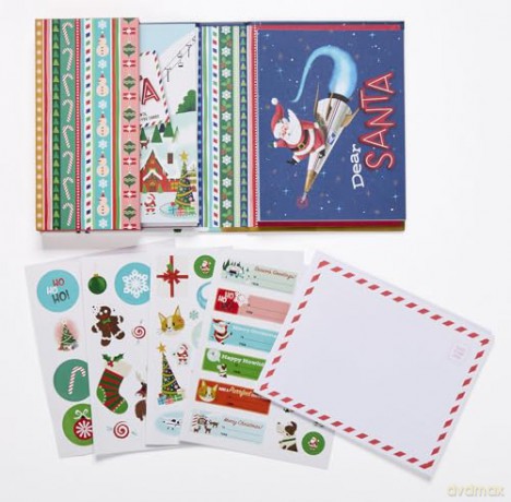 Dear Santa: Letter-Writing and Holiday Fun Kit for Kids - Brad Woodard [KSIĄŻKA]
