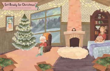 Deluxe Sticker Book: Christmas: 5 - Joli Hannah [KSIĄŻKA]