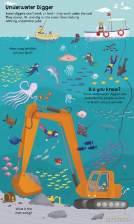 Digger World: Explore the busy world of diggers - Olivia Watson [KSIĄŻKA]