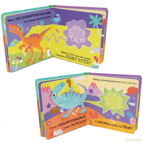 Dino Farts Scratch and Sniff - Buddy and Barney [KSIĄŻKA]