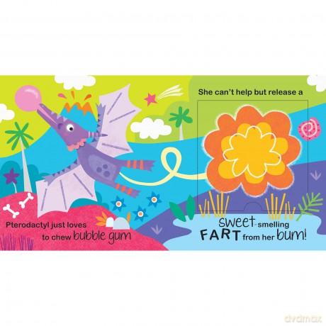 Dino Farts Scratch and Sniff - Buddy and Barney [KSIĄŻKA]
