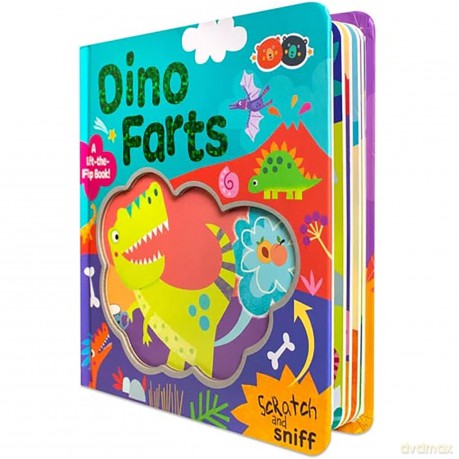 Dino Farts Scratch and Sniff - Buddy and Barney [KSIĄŻKA]