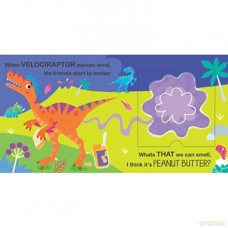 Dino Farts Scratch and Sniff - Buddy and Barney [KSIĄŻKA]