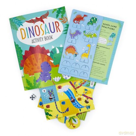 Dinosaur Board Game Set - Includes 2 Games and Activity Book - Sarah Wade [KSIĄŻKA]