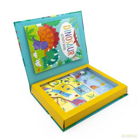 Dinosaur Board Game Set - Includes 2 Games and Activity Book - Sarah Wade [KSIĄŻKA]