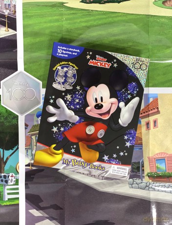 Disney 100 Limited Edition Mickey My Busy Books - Storybook, 10 figurines, playmat [KSIĄŻKA]