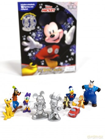Disney 100 Limited Edition Mickey My Busy Books - Storybook, 10 figurines, playmat [KSIĄŻKA]