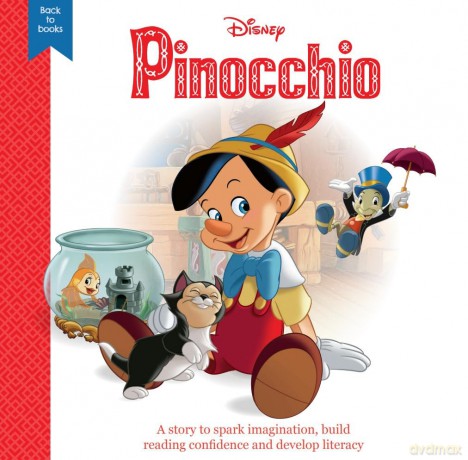 Disney Back to Books: Pinocchio - Disney [KSIĄŻKA]
