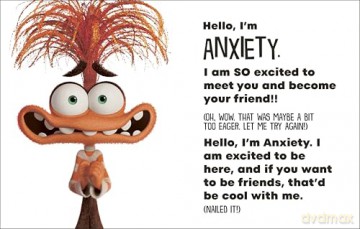 Disney Inside Out 2 Hello, I'm Anxiety - DK [KSIĄŻKA]