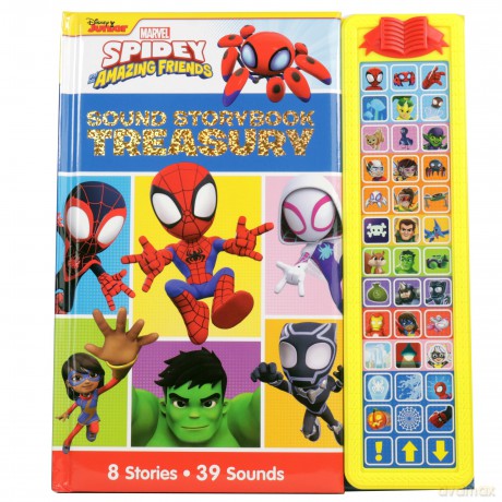 Disney Junior Marvel Spidey and His Amazing Friends: Sound Storybook Treasury - PI Kids [KSIĄŻKA]