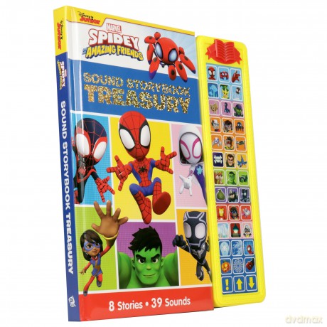 Disney Junior Marvel Spidey and His Amazing Friends: Sound Storybook Treasury - PI Kids [KSIĄŻKA]