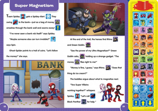 Disney Junior Marvel Spidey and His Amazing Friends: Sound Storybook Treasury - PI Kids [KSIĄŻKA]